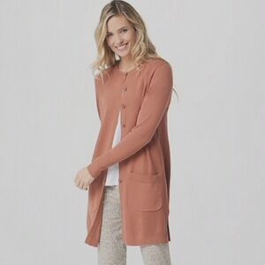 Isaac Mizrahi Live Duster Sweater Cardigan